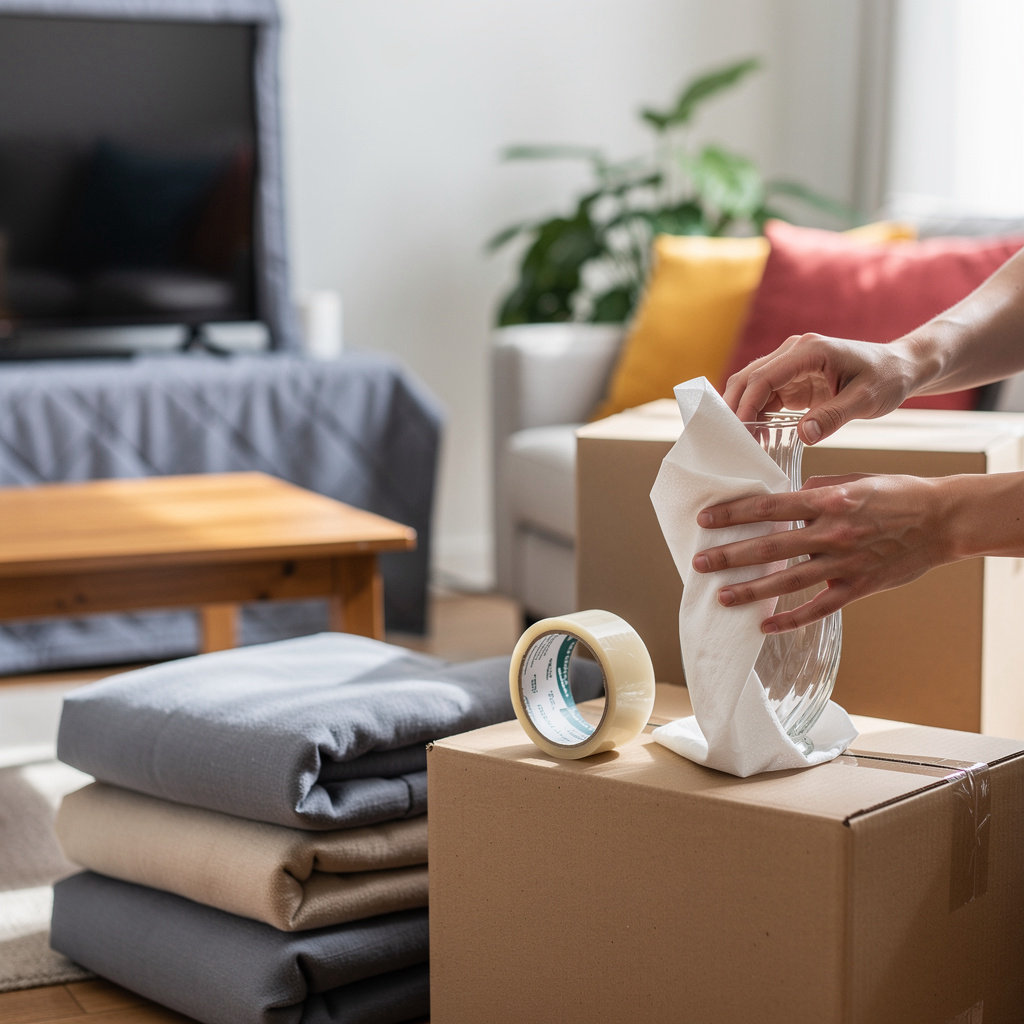 Ready Roaders LLC professional packing services in Syracuse - expert protection for household items during moves